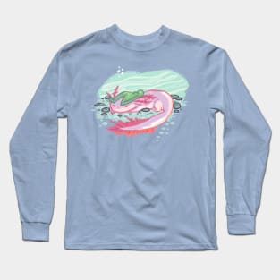 River Puppy Axolotl Long Sleeve T-Shirt